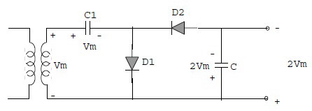 Pelipat Tegangan (Voltage Multiplier) Setengah Gelombang