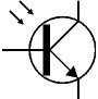 simbol photo transistor,photo transistor,foto transistor,definisi photo transistor,aplikasi foto transistor
