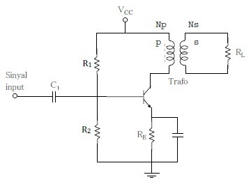 Amplifier Kelas A OT (Output Transformer)