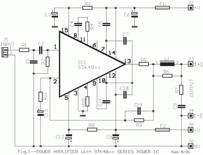 Power Amplifier IC STK 4036 – STK 4044