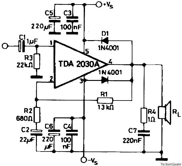 Power Amplifier 14 Watt IC TDA2030